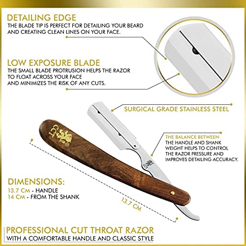 Stainless Steel and Missanda Wood Cutthroat Straight Razor – The ...